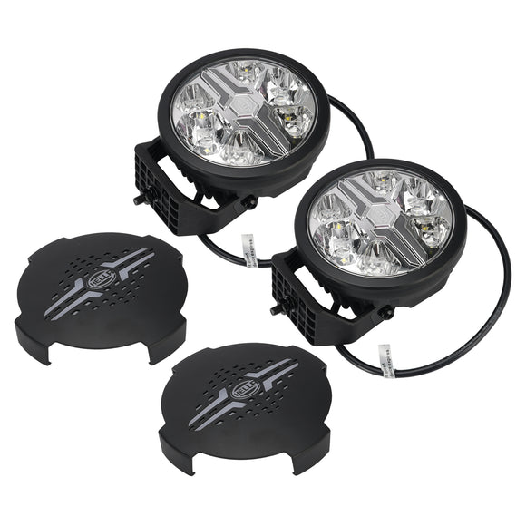 Round Auxiliary Lamp ValueFit 6 12/24V 90W 8500LM 6000K For HELLA