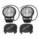 Round Auxiliary Lamp ValueFit 6 12/24V 90W 8500LM 6000K For HELLA-22