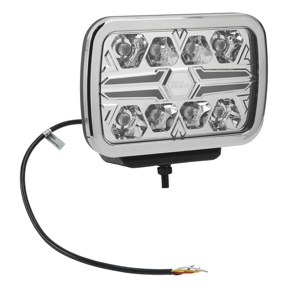 Vierkante Extra Lamp ValueFit 9 Ref.25 12/24V 36W 2600LM 6000K Voor HELLA