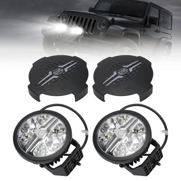 Round Auxiliary Lamp ValueFit 6 12/24V 90W 8500LM 6000K For HELLA - 0