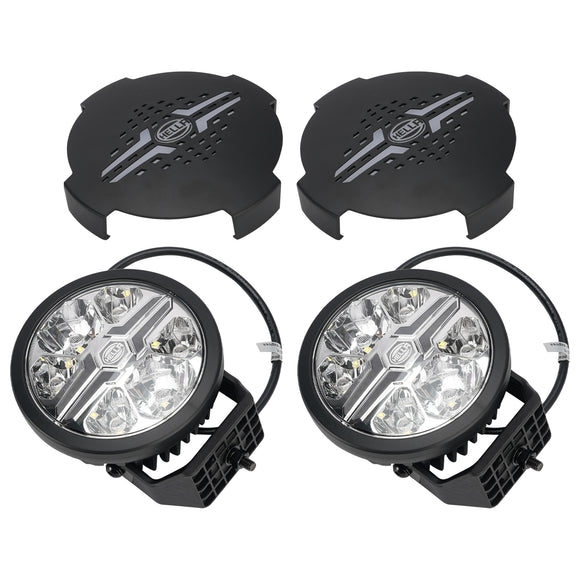 Round Auxiliary Lamp ValueFit 6 12/24V 90W 8500LM 6000K For HELLA