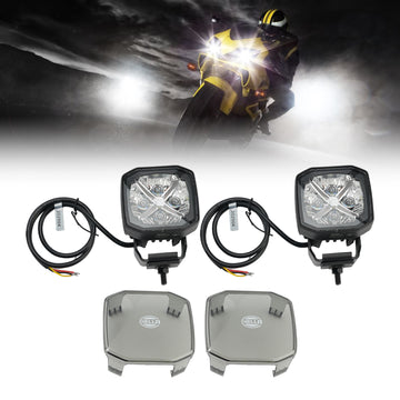 Square Spot Auxiliary Lamp ValueFit 3.6 12/24V 60W 5700LM 5700K For HELLA