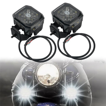 Square Spot Auxiliary Lamp ValueFit 4.3 12/24V 60W 7100LM 5700K For HELLA - 0
