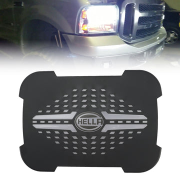 Square Auxiliary Lamp Outer Protective Cover ValueFit 9 For HELLA 358198021 - 0