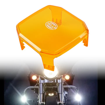 Square Amber Lamp Outer Protective Cover ValueFit 3.6 For HELLA 358233961 - 0