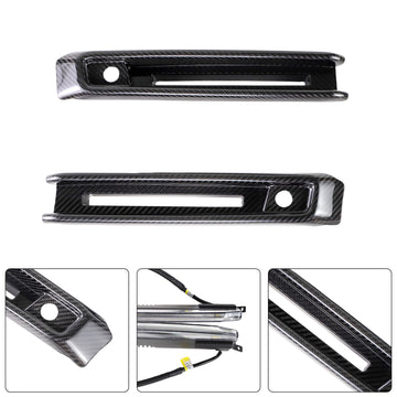 Carbon Fiber Front Bumper Fog Lights Frame Fit Mercedes G-Class W464 G63 2019+