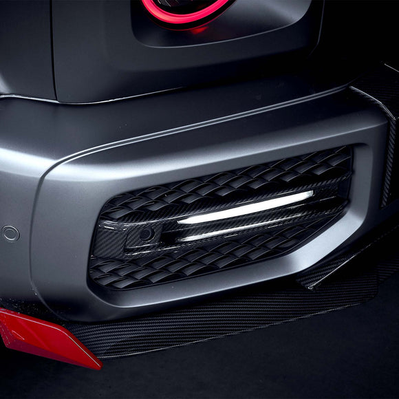 Carbon Fiber Front Bumper Fog Lights Frame Fit Mercedes G-Class W464 G63 2019+