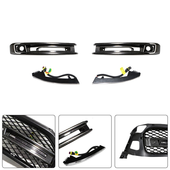 DRY CF mistlampenframe voor de voorbumper, geschikt voor Mercedes G-Klasse W464 G63 2019+