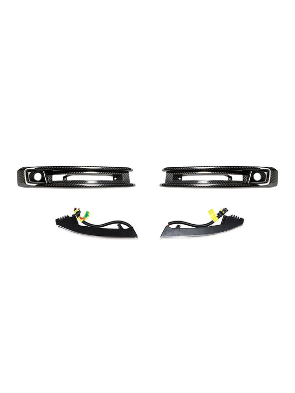 DRY CF mistlampenframe voor de voorbumper, geschikt voor Mercedes G-Klasse W464 G63 2019+