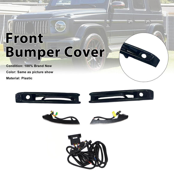 Front Bumper Fog Lights Frame Fit Mercedes G-Class W464 W463A G63 2019+