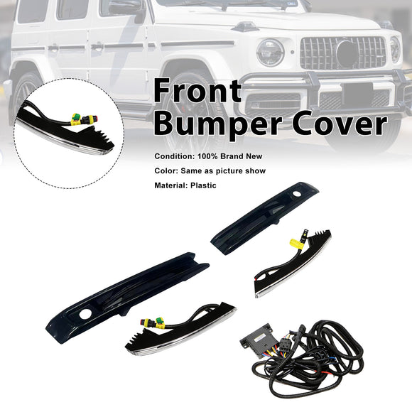 Front Bumper Fog Lights Frame Fit Mercedes G-Class W464 W463A G63 2019+
