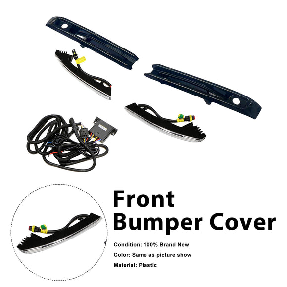 Front Bumper Fog Lights Frame Fit Mercedes G-Class W464 W463A G63 2019+