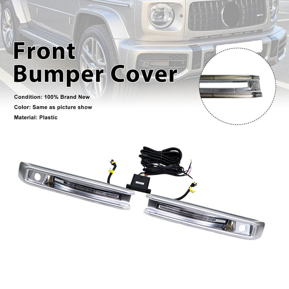 Front Bumper Fog Lights Frame Fit Mercedes G-Class W464 W463A G63 2019-23