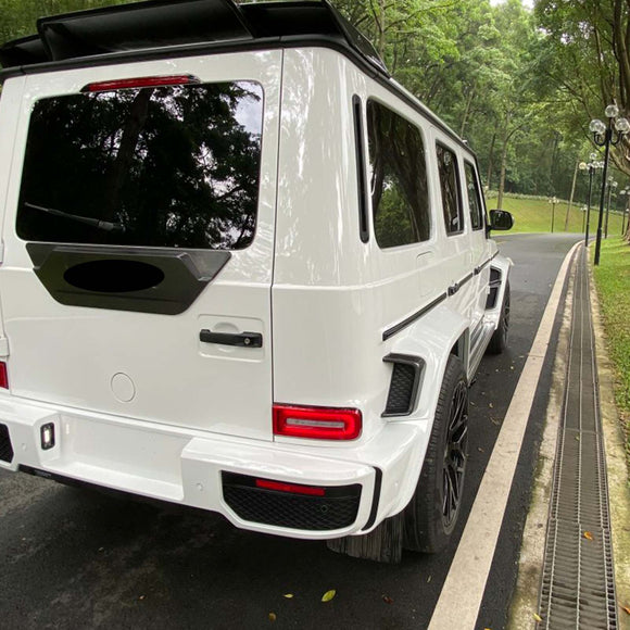 Bremslichtabdeckung aus Trockencarbon, passend für Mercedes-Benz G-Klasse W464 G63 B700 B900 2019+
