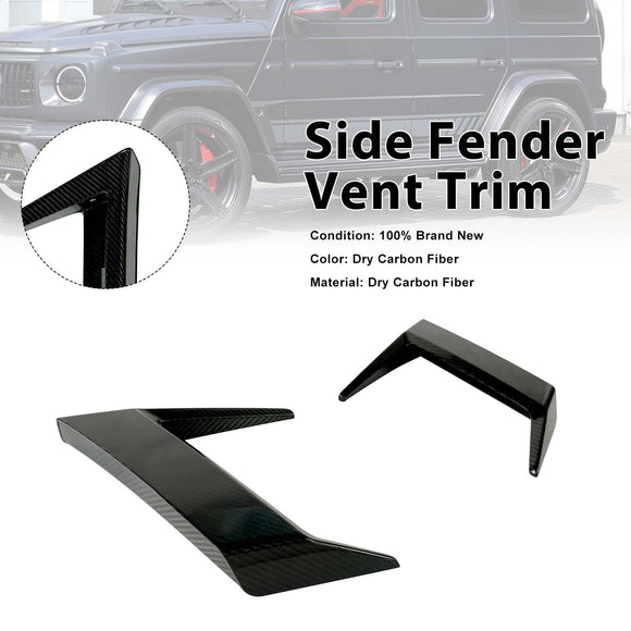 Zijspatbordventilatiestrip van droog carbon, geschikt voor Mercedes-Benz G-Klasse W463Een G63 W464 2019+