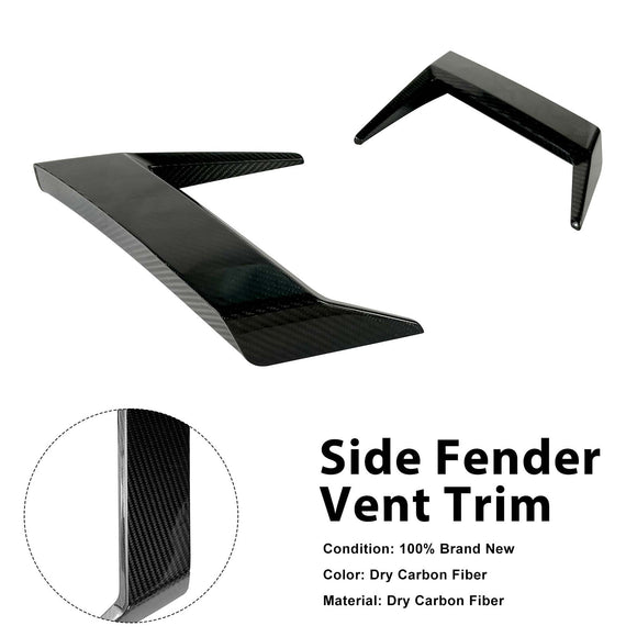 Zijspatbordventilatiestrip van droog carbon, geschikt voor Mercedes-Benz G-Klasse W463Een G63 W464 2019+