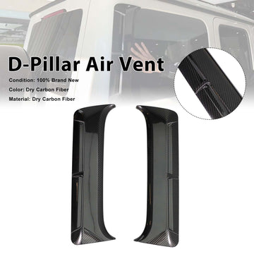 Carbon Fiber LM-Style D-Pillar Air Vents Fit Mercedes G-Class W464 W463A 2019+ - 0