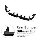 Gloss Black Front Bumper Lip Spoiler Splitter Fit BMW X3 G45 M-Sport 2025+-6