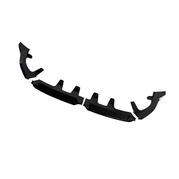 Gloss Black Front Bumper Lip Spoiler Splitter Fit BMW X3 G45 M-Sport 2025+