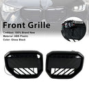 Parrilla de parachoques delantero negra compatible con BMW X3 G45 2025+ con luz LED-2