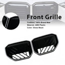 Parrilla de parachoques delantero negra compatible con BMW X3 G45 2025+ con luz LED-3