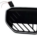 Parrilla de parachoques delantero negra compatible con BMW X3 G45 2025+ con luz LED-9