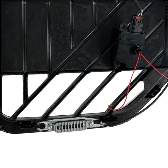 Parrilla de parachoques delantero negra compatible con BMW X3 G45 2025+ con luz LED