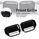 Rejilla de parachoques delantero estilo M50 compatible con BMW X3 G45 2025+ negro con luz LED-3