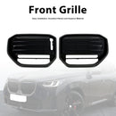 Rejilla de parachoques delantero estilo M50 compatible con BMW X3 G45 2025+ negro con luz LED-5