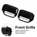 Rejilla de parachoques delantero estilo M50 compatible con BMW X3 G45 2025+ negro con luz LED-6