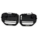 Rejilla de parachoques delantero estilo M50 compatible con BMW X3 G45 2025+ negro con luz LED-7