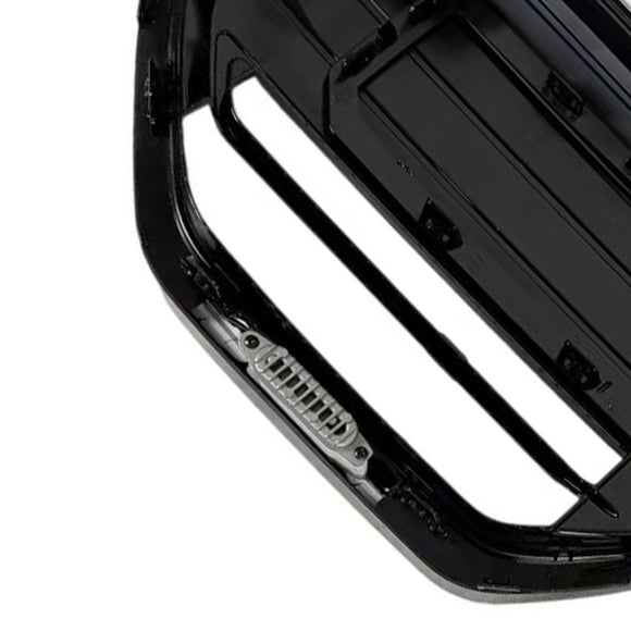 Rejilla de parachoques delantero estilo M50 compatible con BMW X3 G45 2025+ negro con luz LED