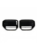 Rejilla de parachoques delantero estilo M50 compatible con BMW X3 G45 2025+ negro con luz LED-14