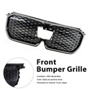 Schwarzer Frontstoßstangengrill für BMW iX1 U11 2023–2025 mit LED-Licht-6