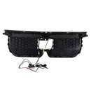 Schwarzer Frontstoßstangengrill für BMW iX1 U11 2023–2025 mit LED-Licht-8