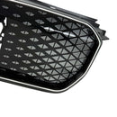 Schwarzer Frontstoßstangengrill für BMW iX1 U11 2023–2025 mit LED-Licht-9