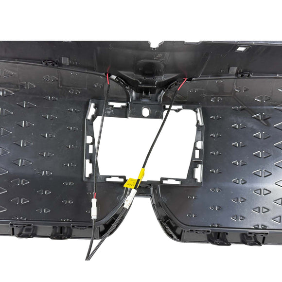 Schwarzer Frontstoßstangengrill für BMW iX1 U11 2023–2025 mit LED-Licht