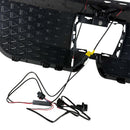 Schwarzer Frontstoßstangengrill für BMW iX1 U11 2023–2025 mit LED-Licht-12