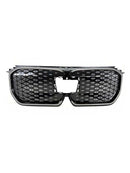 Schwarzer Frontstoßstangengrill für BMW iX1 U11 2023–2025 mit LED-Licht-14