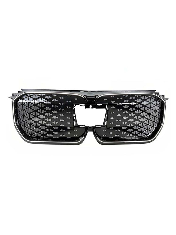 Schwarzer Frontstoßstangengrill für BMW iX1 U11 2023–2025 mit LED-Licht