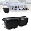 Zwart Chrome Voorbumper Grill Grille Fit BMW iX1 U11 2023-2025 W/LED Licht-3
