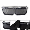 Zwart Chrome Voorbumper Grill Grille Fit BMW iX1 U11 2023-2025 W/LED Licht-1
