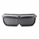 Zwart Chrome Voorbumper Grill Grille Fit BMW iX1 U11 2023-2025 W/LED Licht-14