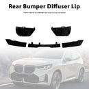 Glänzend schwarze Heckstoßstangen-Diffusorlippe, passend für BMW X3 G45 M-Sport 2025+-5