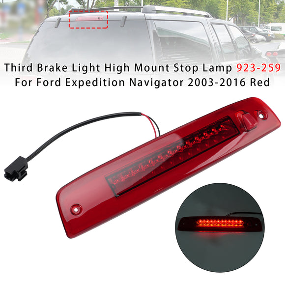 Derde remlicht hoog gemonteerd stoplicht voor Ford Expedition Navigator 03-2016 rood