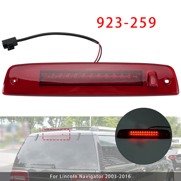 Derde remlicht hoog gemonteerd stoplicht voor Ford Expedition Navigator 03-2016 rood