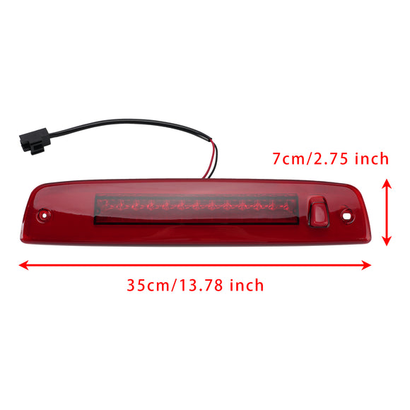 Derde remlicht hoog gemonteerd stoplicht voor Ford Expedition Navigator 03-2016 rood