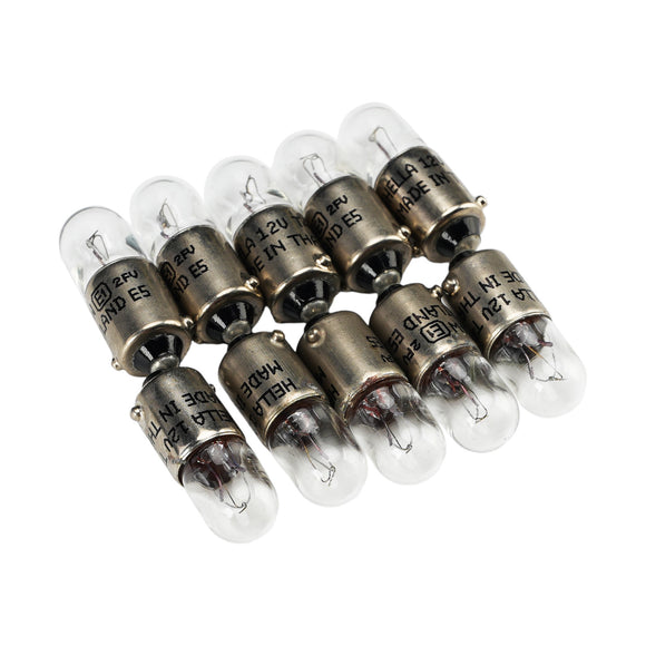 Car Light Halogen Auxiliary Bulb T4W 12V 4W For HELLA 8GP 002 067-121