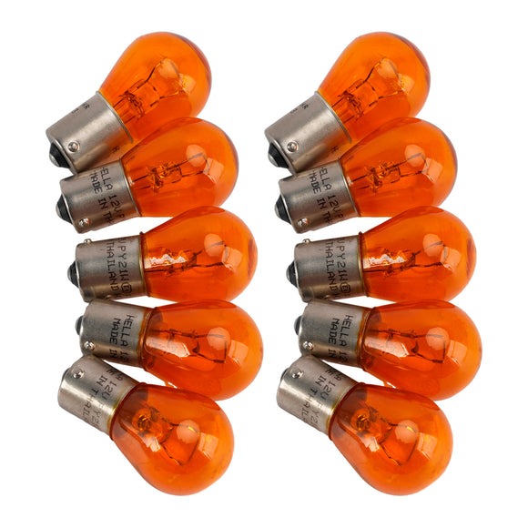 Lampadina ausiliaria alogena per auto PY21W 12V 21W per HELLA 8GA 006 841-121