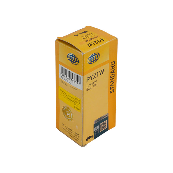 Lampadina ausiliaria alogena per auto PY21W 12V 21W per HELLA 8GA 006 841-121